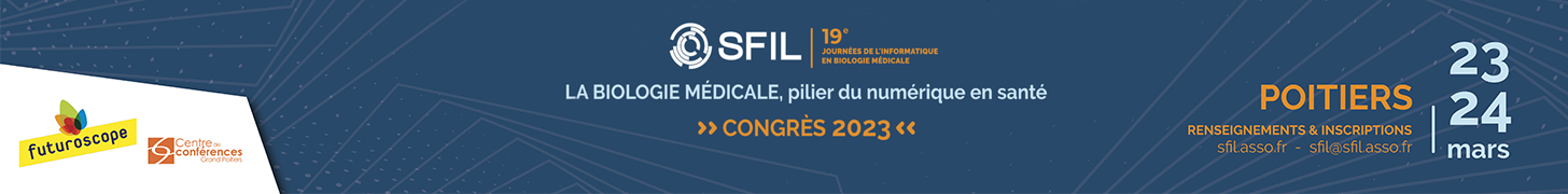 SFIL - 19e journées de l'informatique en  biologie médicale